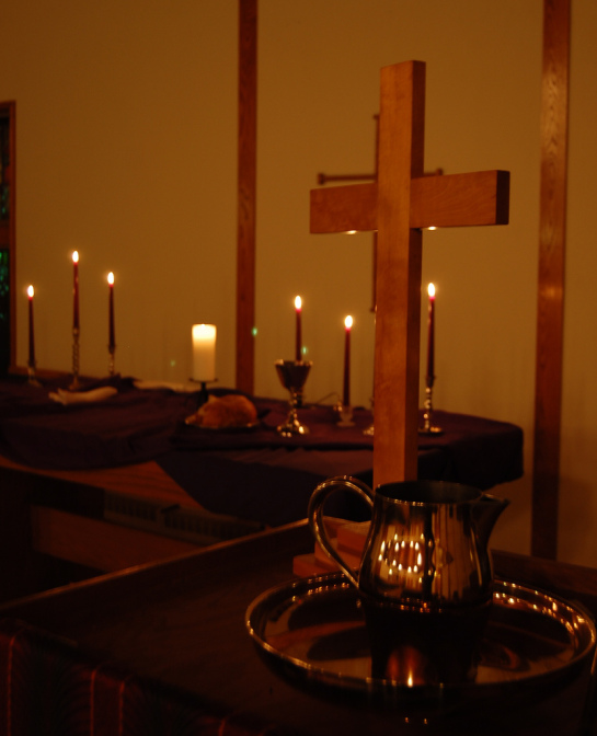 Cross and Candles
